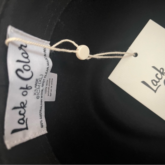 Lack of Color Unisex Black Fedora in style Grove. Various sizes available - Picture 12 of 16